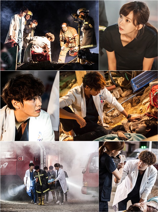 '디데이' DMAT 활동. JTBC 금토드라마 '디데이' 주인공들이 DMAT를 결성해 생명전선에 뛰어들었다. /'디데이' 제공