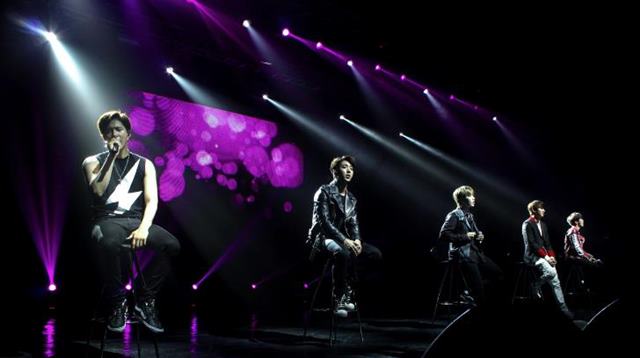 B1A4가 멕시코 공연을 성공리에 마쳤다. 이들은 홍콩과 유럽 등에서 월드투어를 이어간다. /WM엔터테인먼트 제공