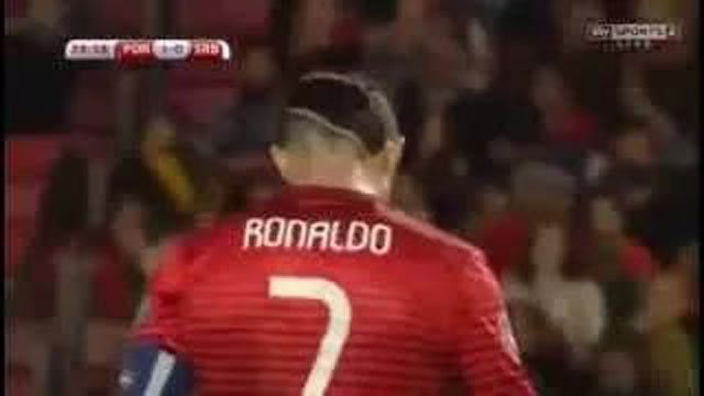 '유로 2016'이 온다! 유로 2016이 오는 6월 11일부터 7월 11일까지 프랑스에서 펼쳐진다. 포르투갈의 호날두가 지난해 3월 유로 2016 예선 세르비아와 경기를 펼치는 장면. /유튜브 영상 캡처