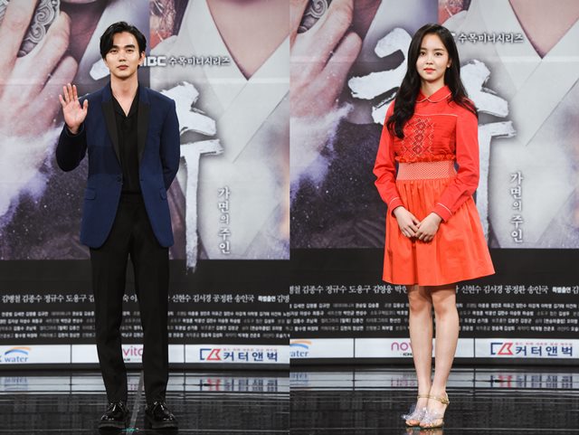 배우 유승호와 김소현(오른쪽)은 10일 첫 방송되는 MBC 새 수목드라마 '군주-가면의 주인'에서 각각 세자 이선 캐릭터와 한가은 캐릭터로 분한다. /MBC 제공