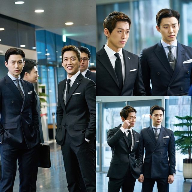 배우 남궁민(왼쪽 사진 오른쪽) 이준호가 KBS2 '김과장'에서 관계에 반전을 맞이했다. /로고스필름 제공