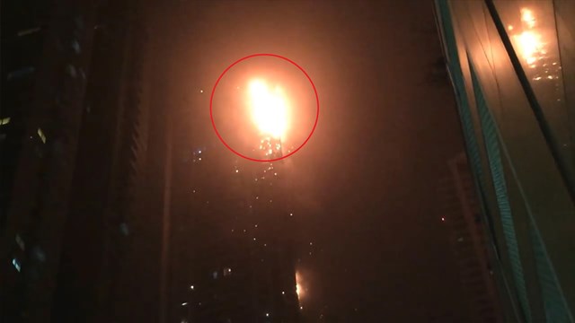 토치타워 화재 진화, 인명피해 조사중 4일 두바이 정부는 공식 트위터 계정을 통해 토치타워 화재를 진화했다고 알렸다. /유튜브 영상 캡처