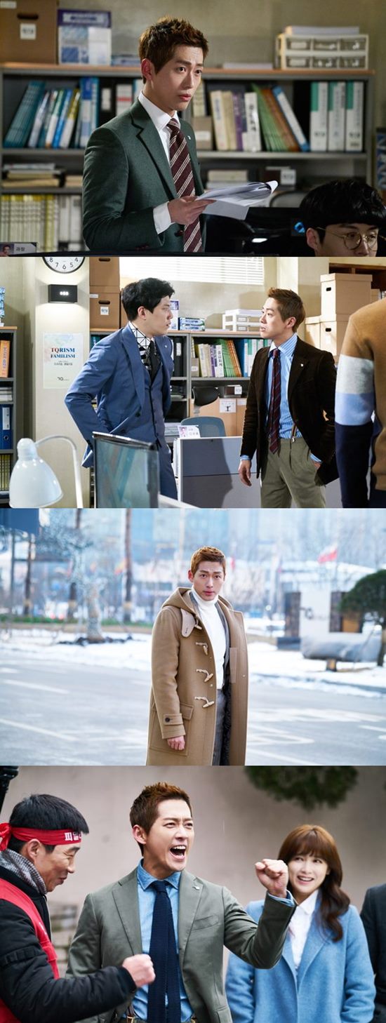 배우 남궁민(위)은 KBS2 수목드라마 '김과장'으로 비현실적인 직장 판타지를 채우는 영웅이 됐다. /로고스필름 제공