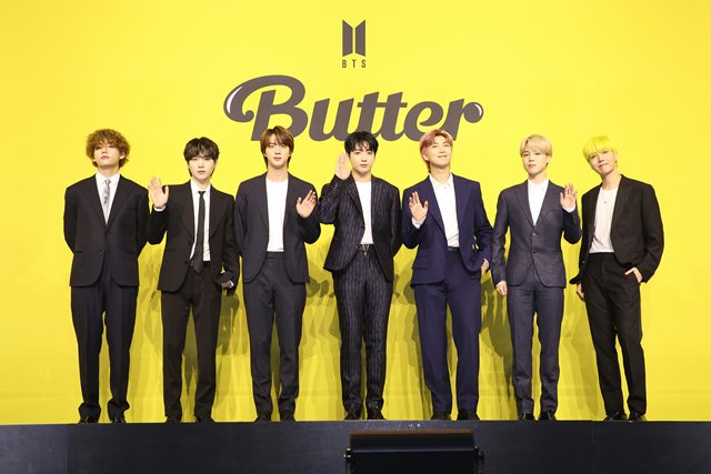 그룹 방탄소년단이 'Butter(버터)'로 빌보드 메인 싱글 차트 '핫 100' 1위를 차지했다. /빅히트 뮤직 제공