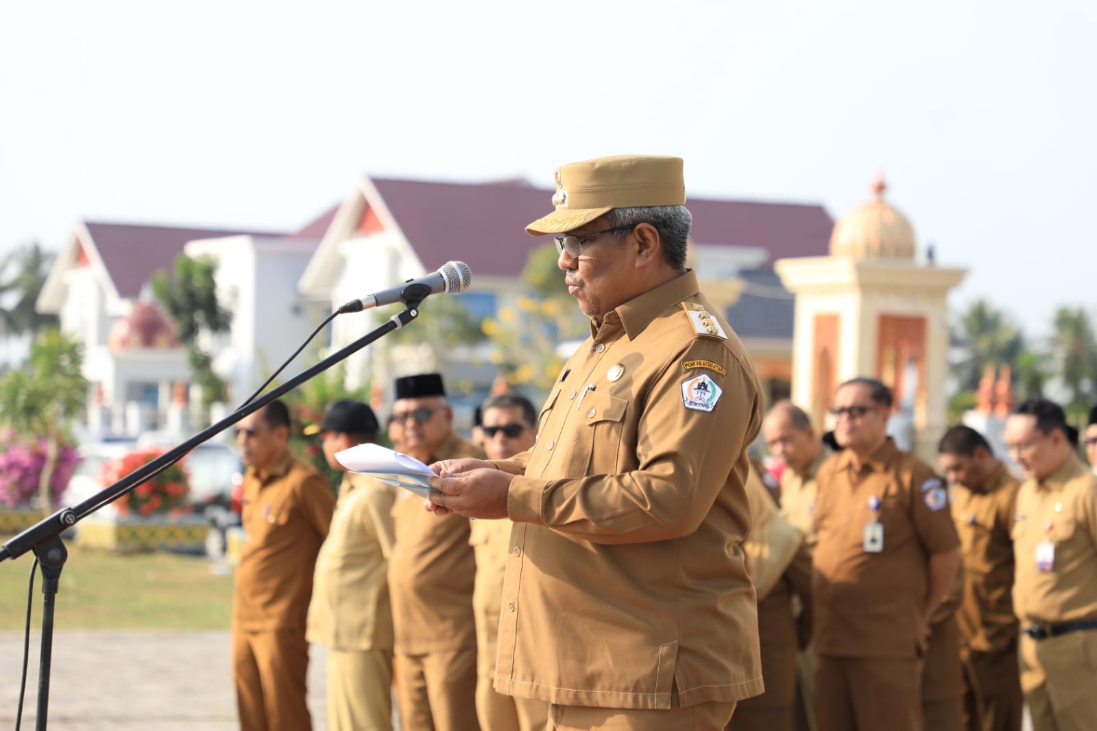 Apel Perdana Pascalebaran, Ini Pesan Pj. Bupati Aceh Utara kepada ASN