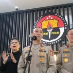 Jumpa pers oleh Kadiv Humas Polri Irjen Pol Sandi Nugroho di Mabes Polri, Kamis (30/5). Foto: Thomas Bosco/kumparan