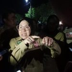 Menteri Sosial Tri Rismaharini alias Risma saat memperingati hari ulang tahun (HUT) ke-20 Taruna Siaga Bencana (Tagana) di Aceh Utara, Provinsi Aceh pada Selasa, 28 Mei 2024. Foto: TEMPO/Sultan Abdurrahman
