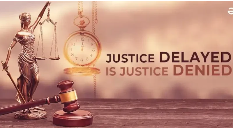 Ilustrasi ungkapan 'Justice Delayed is Justice Denied'. Foto: geeksforgeeks.org