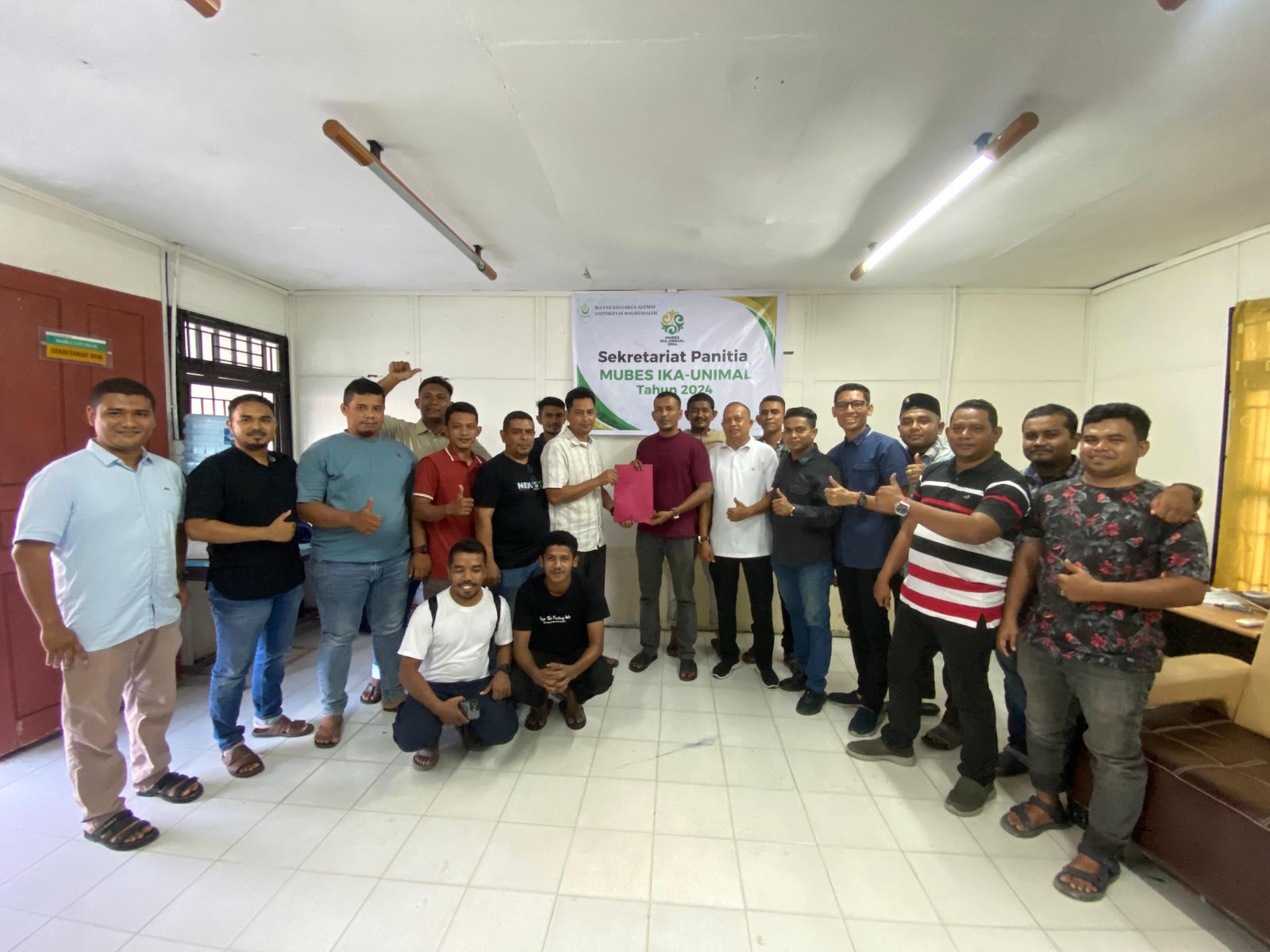 Pendaftaran kandidat bakal calon Ketua Umum Ikatan Keluarga Alumni Universitas Malikussaleh (IKA Unimal). Foto: Istimewa