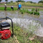 Ilustrasi pompa air ke sawah. Foto: Medcom.id