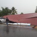 Bangunan rusak akibat hujan lebat dan angin kencang di Aceh Utara. Foto for Line1.News