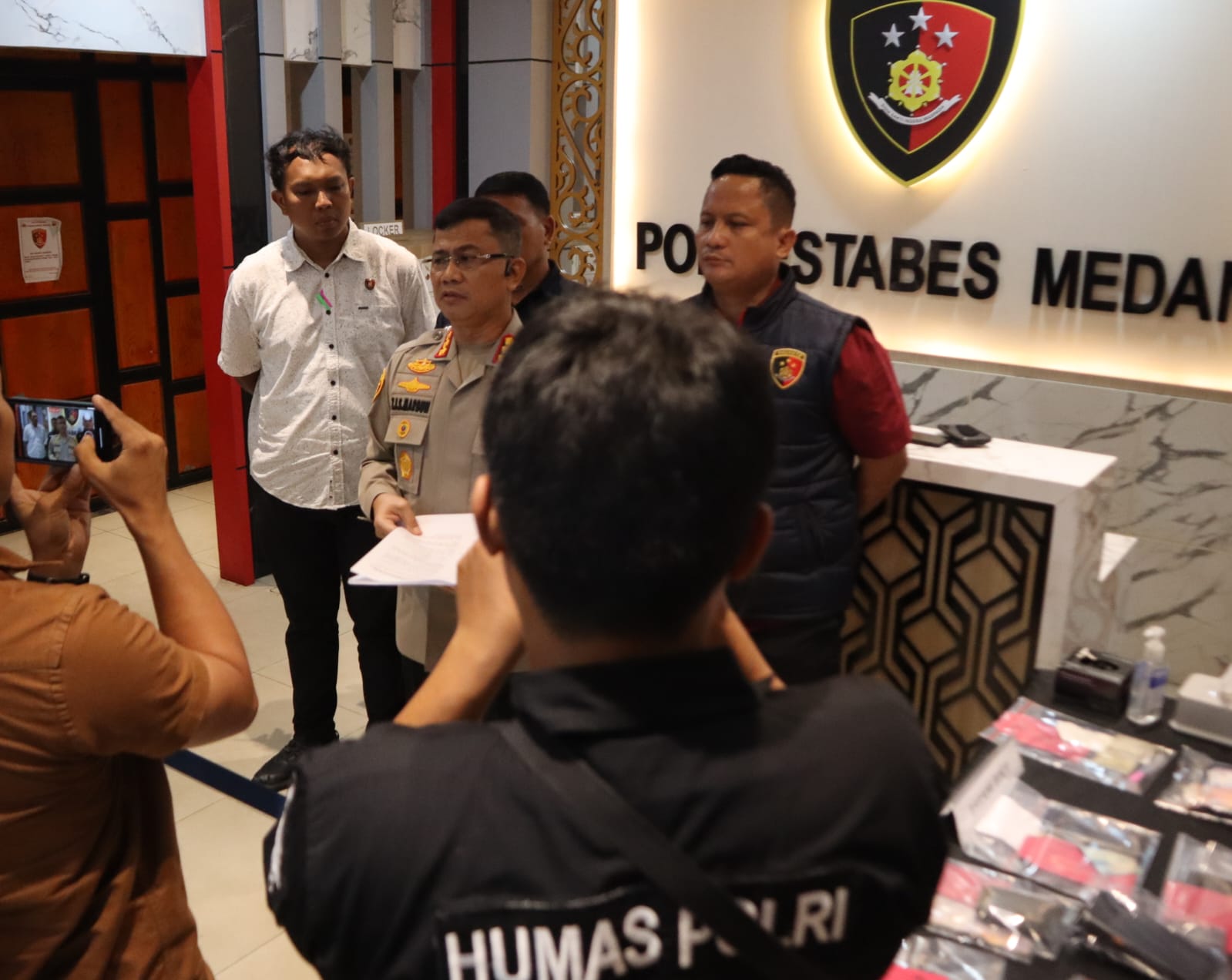 Kapolrestabes Medan Kombes Teddy Jhon Sahala Marbun. Foto: Chairunnas/Line1.News