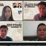 Webinar "Peluang Emas Memulai Karier di Jerman" yang diadakan oleh Ikatan Mahasiswa Aceh di Jerman (IMAN) berkolaborasi dengan Perhimpunan Pelajar Indonesia (PPI) Franken. Foto: tangkapan layar