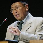 Hamzah Haz, Wakil Presiden ke-9 RI. Foto: Getty Images/Paula Bronstein