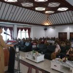 Sekda Lhokseumawe Teuku Adnan membuka grup diskusi terfokus penerapan m-Broh di Aula Kantor Wali Kota Lhokseumawe, Senin, 5 Agustus 2024. Foto: Humas Pemko Lhokseumawe