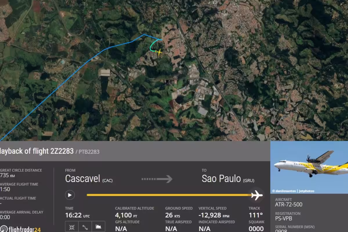 Visual jatuhnya pesawat jenis ATR-72 yang direkam flightradar24. Foto: X@@AgendaSetting_