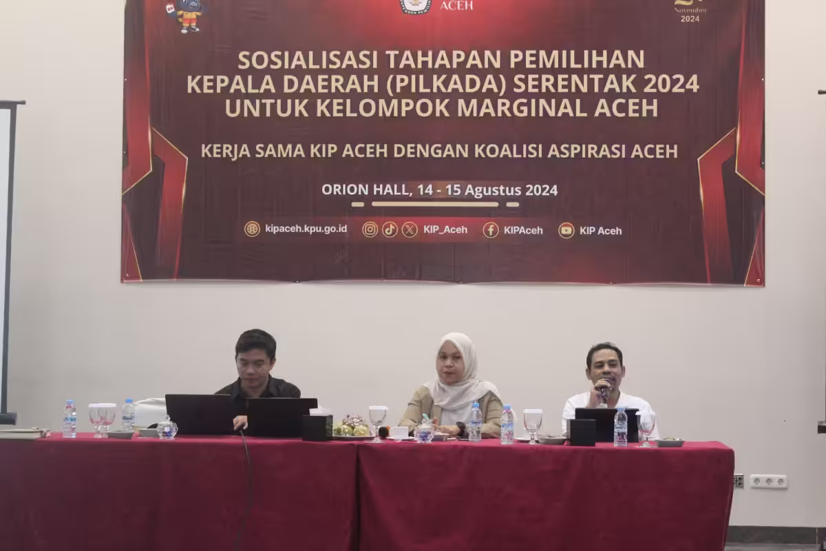 [FOTO] Sosialisasi Tahapan Pilkada untuk Kelompok Marginal di Aceh