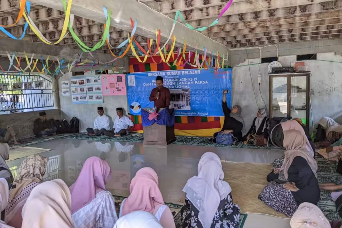 Korban Konflik di Pidie Peringati Hari Penghilangan Paksa Internasional