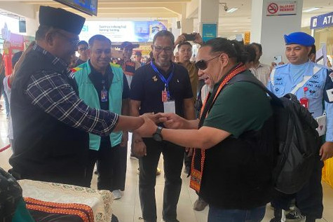 Safrizal Sambut Kontingen PON dari Papua Pegunungan