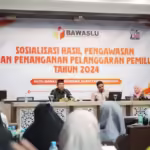 Sosialisasi hasil pengawasan dan penanganan Pemilu 2024, di Hotel Diana Lhokseumawe, Sabtu, 7 September 2024. Foto: Tami for Line1.News
