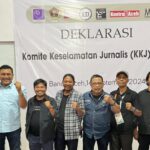 Deklarasi KKJ Aceh di sekretariat AJI Banda, Sabtu, 14 September 2024. Foto: AJI Banda Aceh