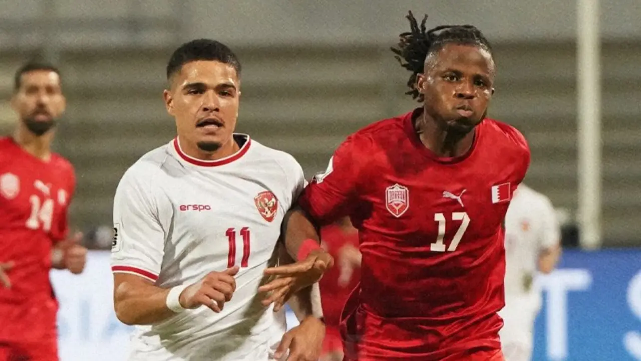 Indonesia versus Bahrain. Foto: X Timnas Indonesia