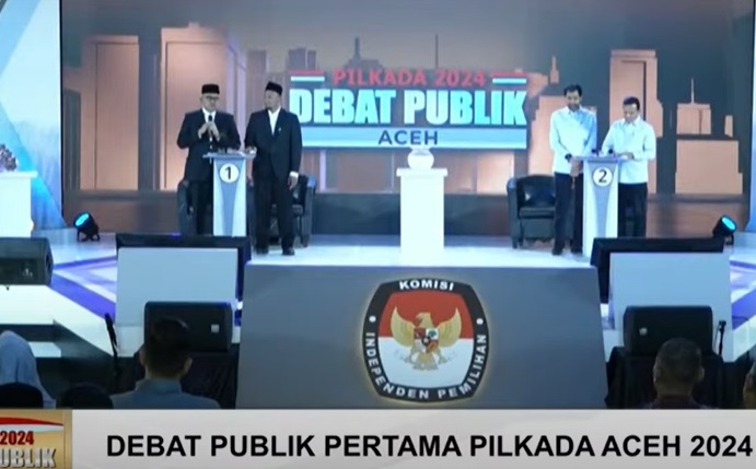 Debat publik perdana Pilkada Aceh 2024