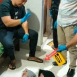 Pra rekonstruksi kasus pembunuhan istri dokter