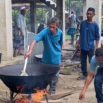 Warga Rayek Kuta Tanah Luas buka dapur umum