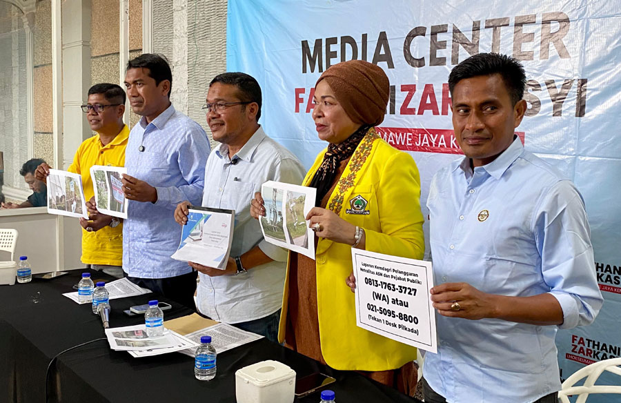 Fathani Zarkasyi konpres jelang masa tenang