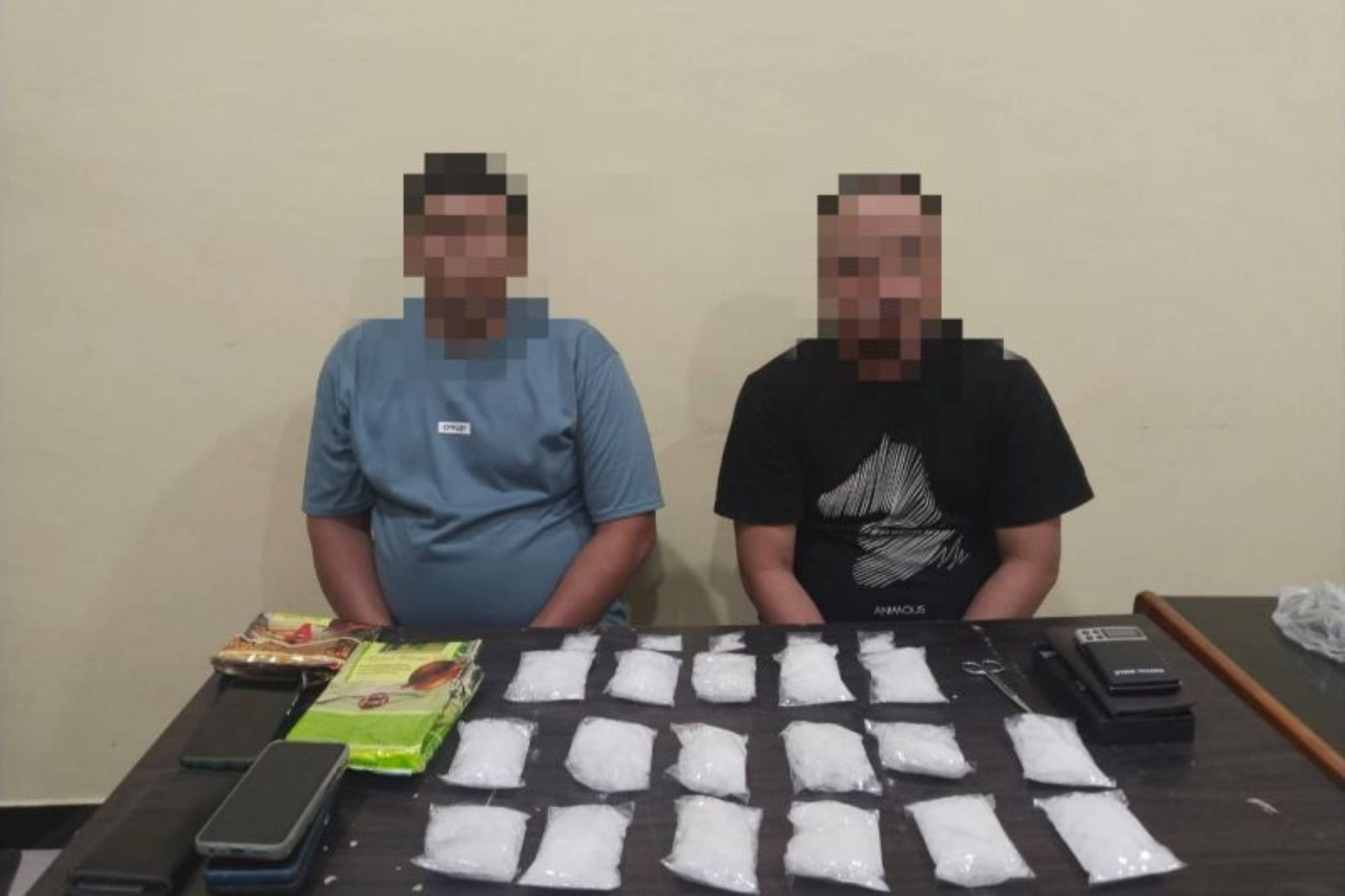 Dua terduga pemilik sabu di Aceh Tamiang