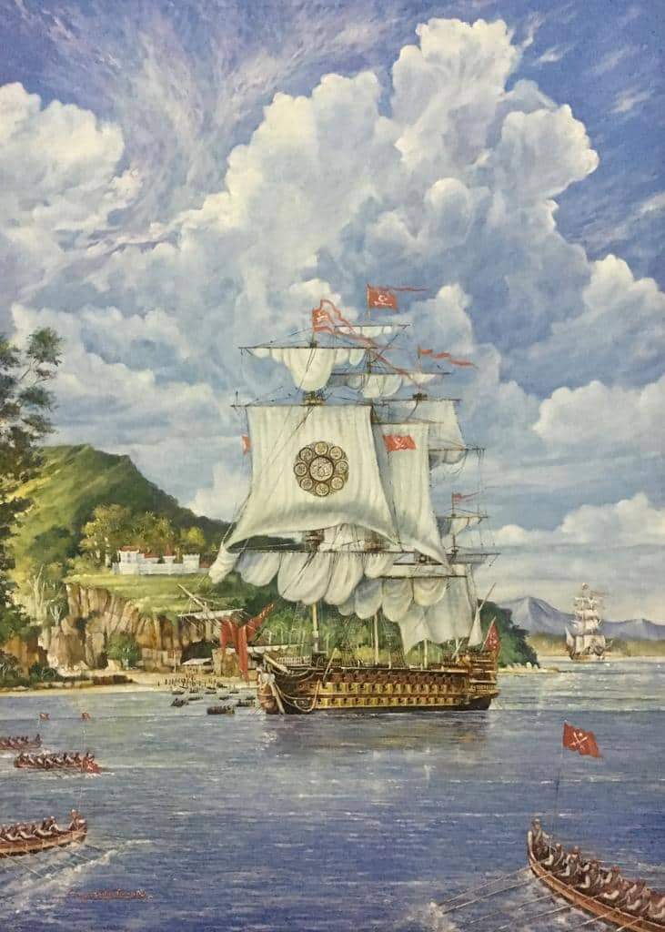 Kapal Perang Aceh di Ujong Pancu Aceh Besar