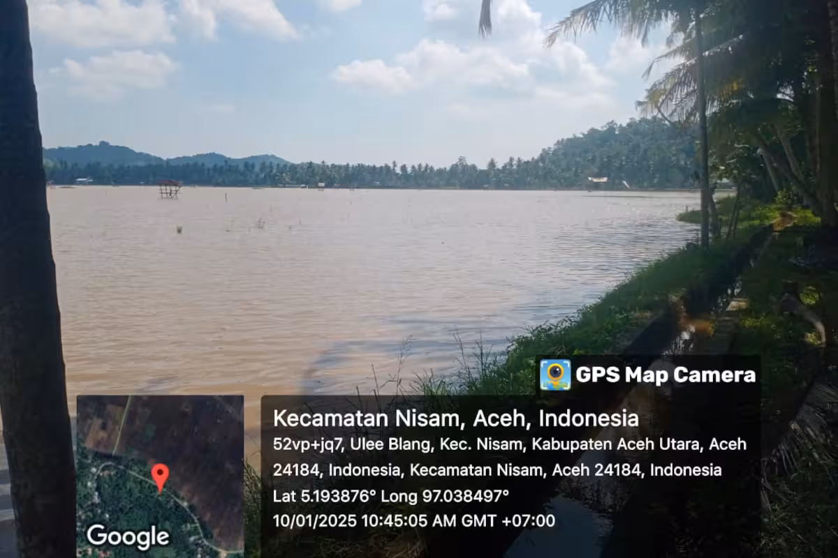 Sawah Nisam terendam3