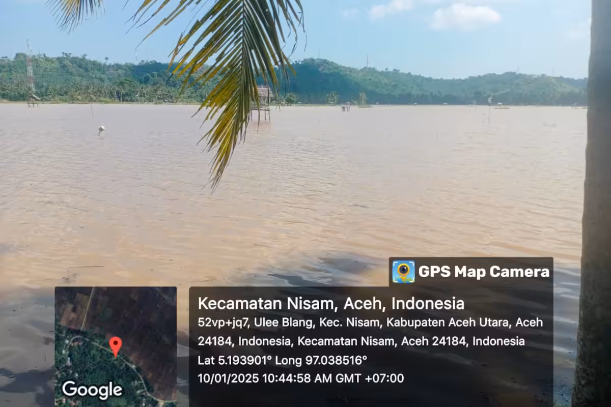 Sawah Nisam terendam4