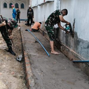 Korem Lilawangsa tambah kran air MIC