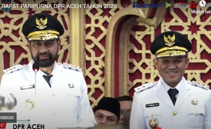 Mualem Dek Fad pidato pertama usia dilantik