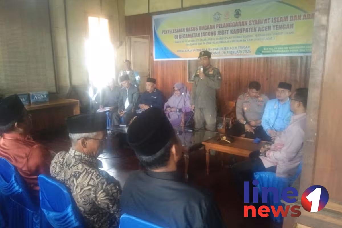 Penyelesaian kasus dugaan pelanggaran syariat islam