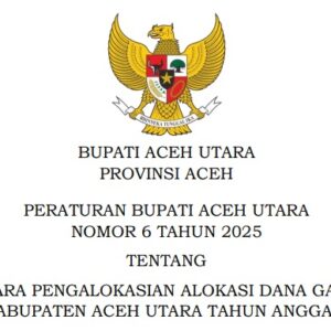 Perbup Aceh Utara ADG 2025
