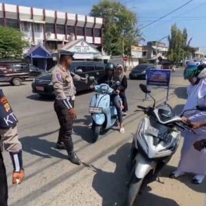 Satlantas Polres Lhokseumawe Operasi Keselamatan Seulawah