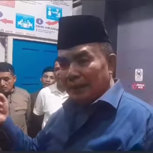 Bupati Aceh Tenggara Salim Fakhry di Lapas Kutacane