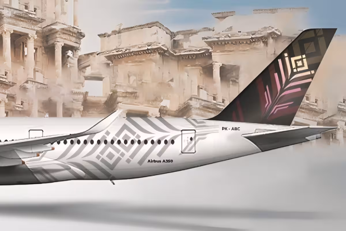 Ilustrasi Indonesia Airlines
