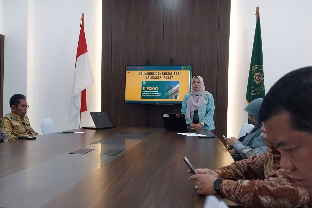 Launching aplikasi Si Pokat