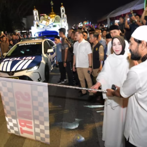 Mualem lepas pawai takbir
