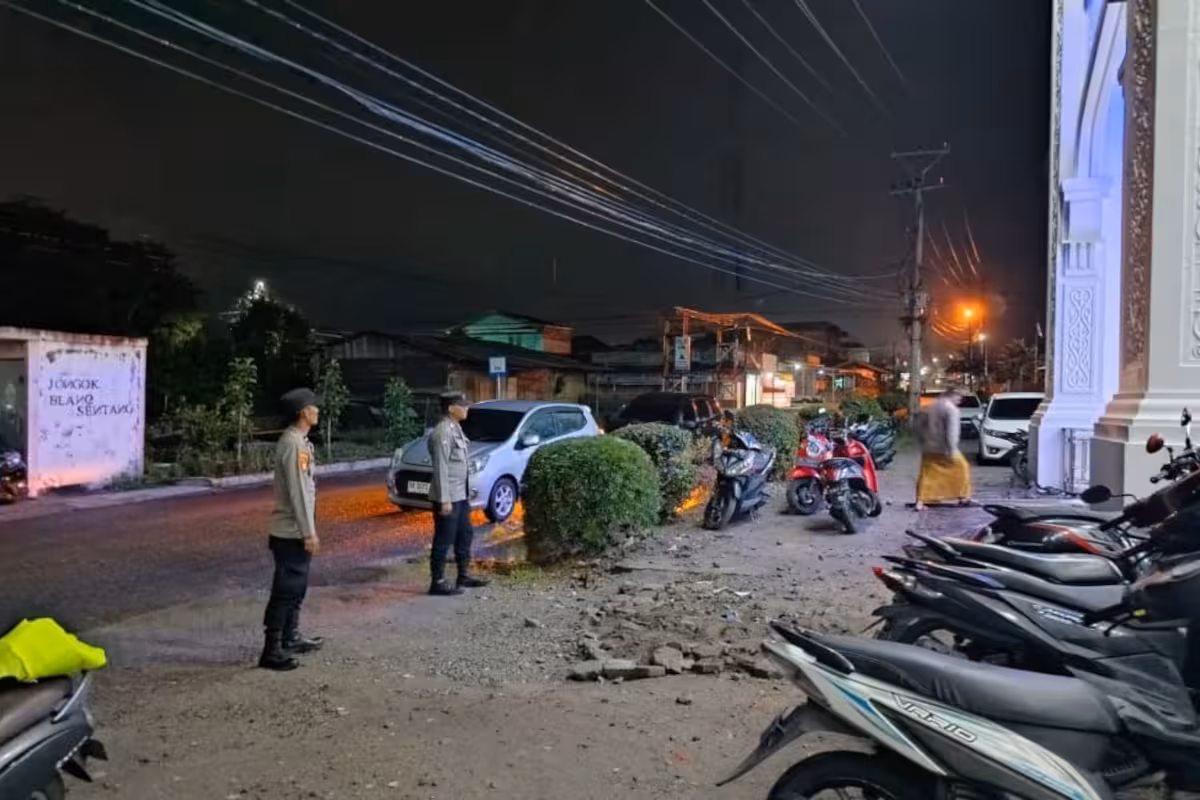 Personel Polres Bener Meriah patroli rutin di malam Ramadan
