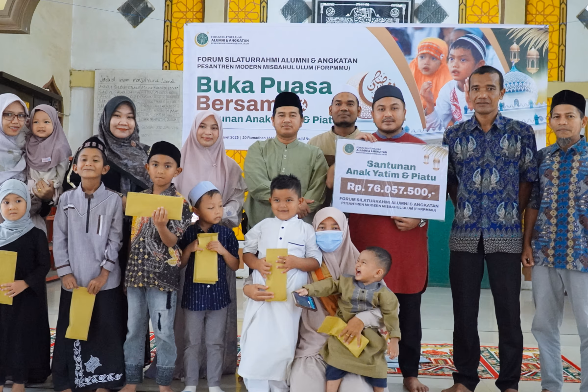 Silaturahmi FORPMMU di acara Buka Puasa Bersama dan Santunan Anak Yatim