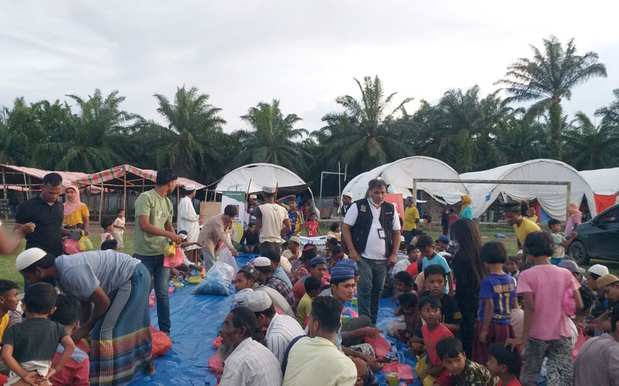 Yayasan Geutanyoe buka puasa pengungsi Rohingya