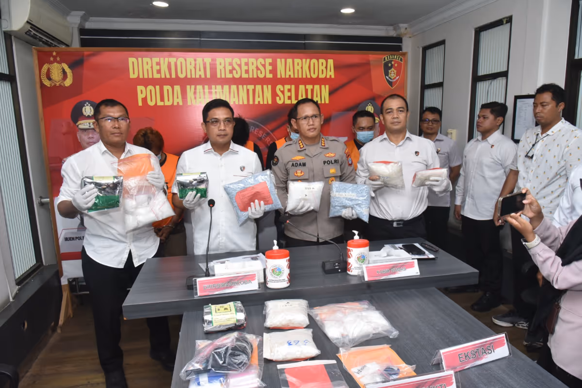 Batang bukti disita dari jaringan Fredy
