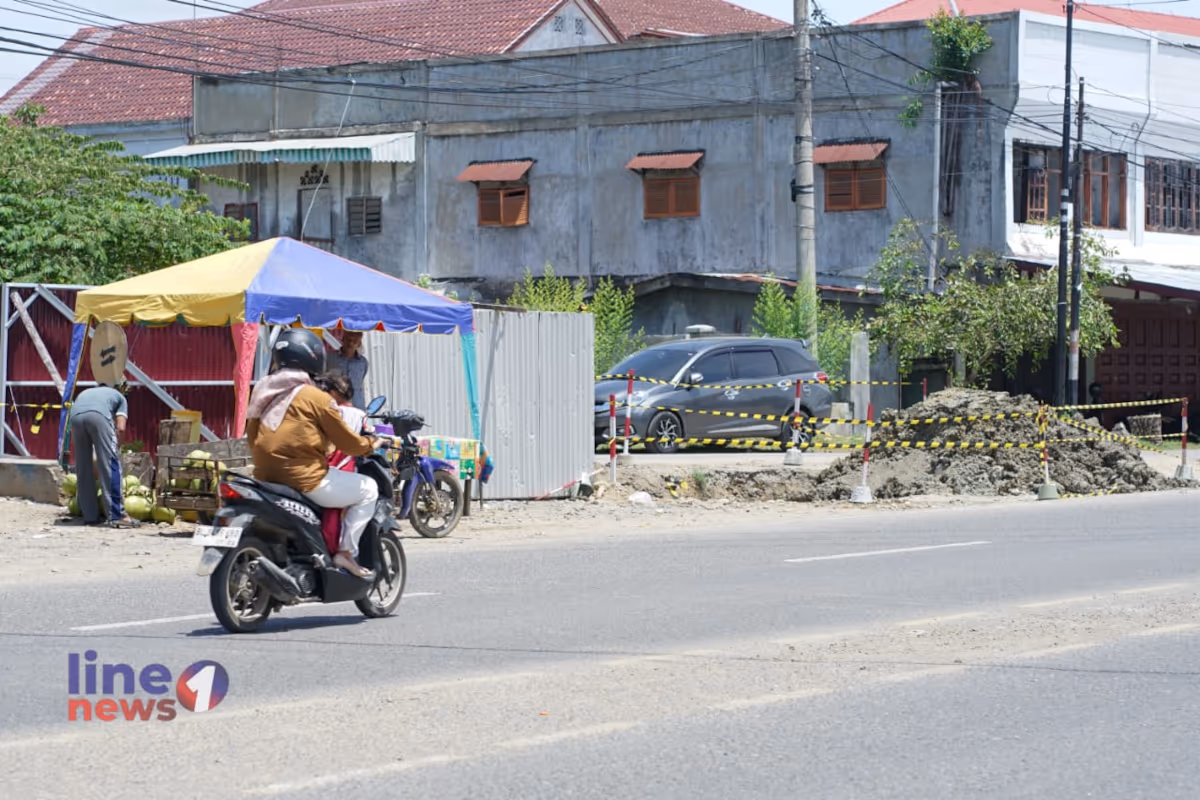 Lokasi menasah masjid sebelum polres lhokseumawe