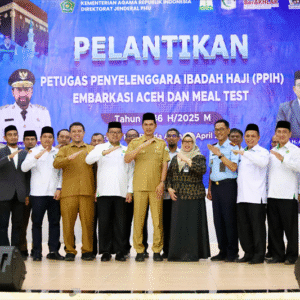 Plt Sekda Nasir usai lantik PPIH Embarkasi Aceh