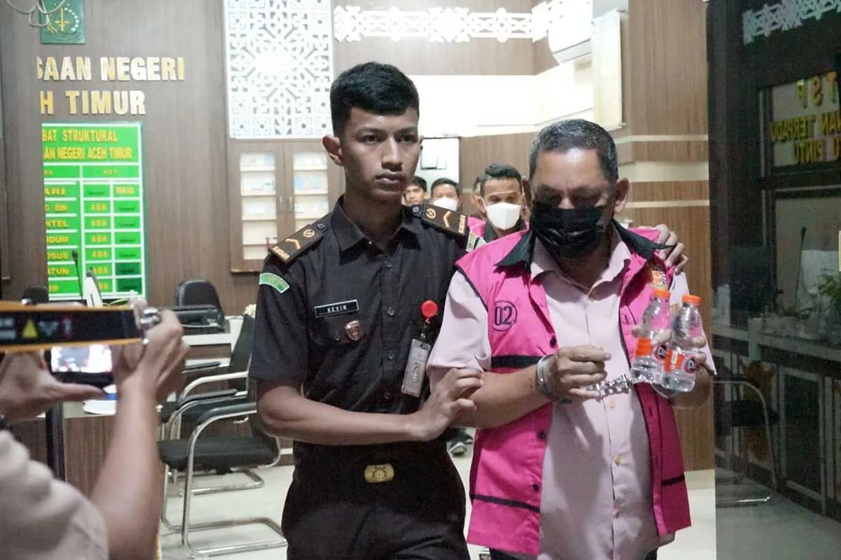 Tersangka korupsi pembangunan gudang arsip aceh timur